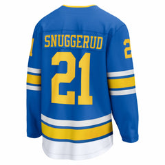 NHL Jimmy Snuggerud St. Louis Blues Fanatics Home Breakaway Jersey - Blue