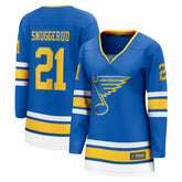NHL Jimmy Snuggerud St. Louis Blues Fanatics Women's Home Breakaway Jersey - Blue