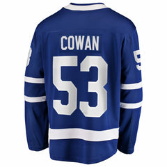 NHL Easton Cowan Toronto Maple Leafs Fanatics Home Breakaway Jersey - Blue