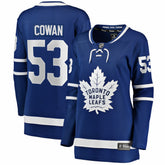 NHL Easton Cowan Toronto Maple Leafs Indiana Women's Home Breakaway Jersey - Blue