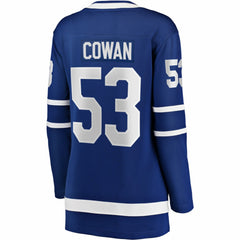 NHL Easton Cowan Toronto Maple Leafs Indiana Women's Home Breakaway Jersey - Blue