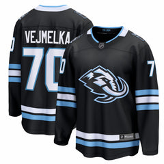 NHL Karel Vejmelka Utah Mammoth Fanatics Home Breakaway Jersey - Black