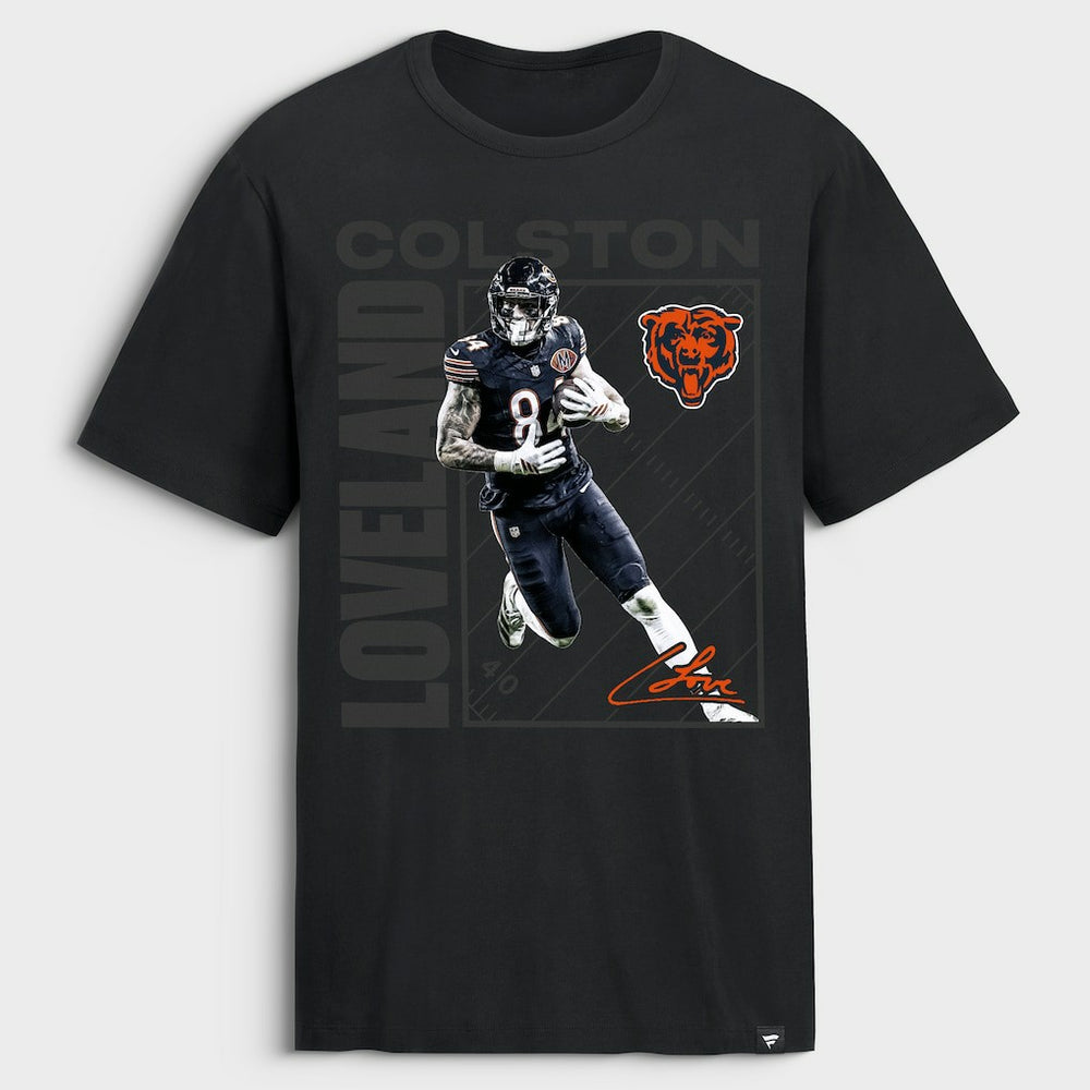 Colston Loveland Chicago Bears T-Shirt Black