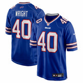 NFL Matthew Wright Buffalo Bills Team Game Jersey - Royal
