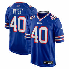 NFL Matthew Wright Buffalo Bills Team Game Jersey - Royal
