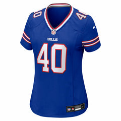 NFL Matthew Wright Buffalo Bills Women's Team Game Jersey - Royal