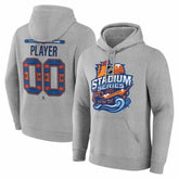 NHL,Custom Tampa Bay Lightning 2026 NHL Stadium Series Personalized Name & Number Hoodie - Gray