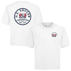 USMNT Levelwear Luxe Signature Knit Transit T-Shirt White