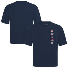 USMNT Levelwear Luxe Signature Knit Timeline T-Shirt Navy sale