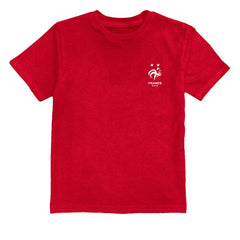France National Team Vive La Fete Youth Impressions Artwork T-Shirt Red shop