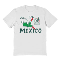 Mexico National Team Vive La Fete Youth Chilena Style T-Shirt White