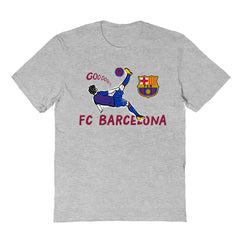 Barcelona Vive La Fete Youth Chilena Style T-Shirt Gray shop