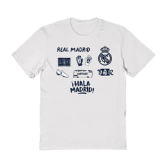 Real Madrid Vive La Fete Women's Impressions Icons T-Shirt White sale