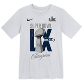Seattle Seahawks Preschool Super Bowl LX Champions Heavy Chill T-Shirt White