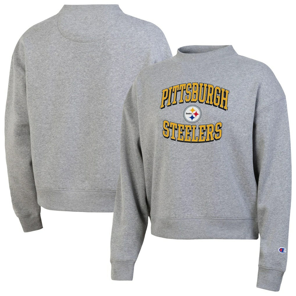 Pittsburgh Steelers Champion Women's Triumph Tri-Blend Sweatshirt Gray