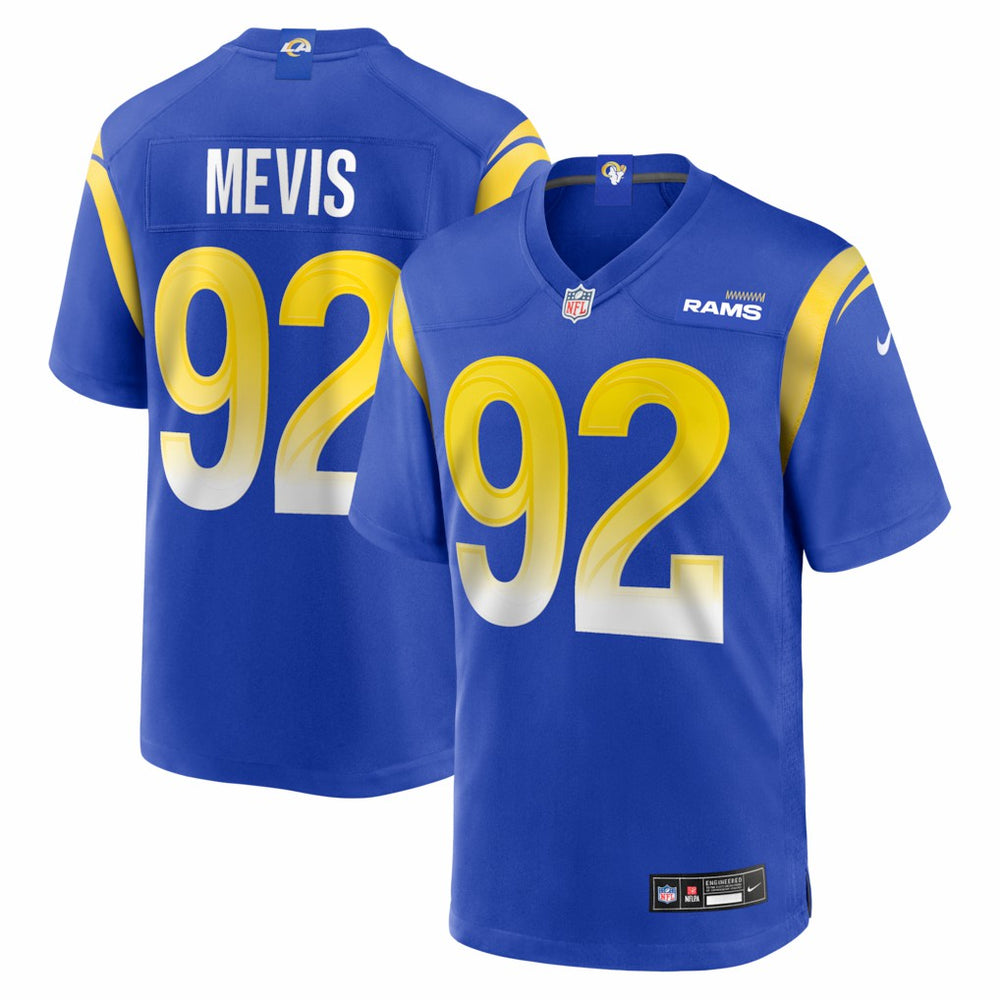 NFL Harrison Mevis Los Angeles Rams Team Game Jersey - Royal