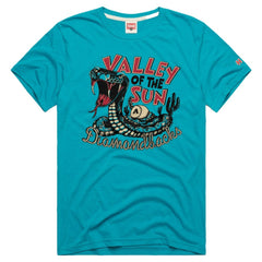 Arizona Diamondbacks Homage Tri-Blend Hyperlocal T-Shirt - Teal T-shirts