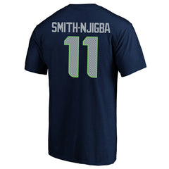 Jaxon Smith-Njigba Seattle Seahawks Super Bowl LX Patch Big & Tall Name & Number T-Shirt College Navy
