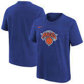 New York Knicks Youth Team Essential Logo T-Shirt Blue