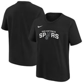 San Antonio Spurs Youth Team Essential Logo T-Shirt Black