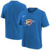Oklahoma City Thunder Youth Team Essential Logo T-Shirt Blue