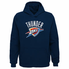 Oklahoma City Thunder Outerstuff Youth Primary Logo Pullover Hoodie Navy
