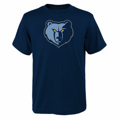 Memphis Grizzlies Outerstuff Youth Primary Logo T-Shirt Navy