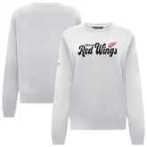 NHL Detroit Red Wings Levelwear Women's Yvette Big Script Tri-Blend Sweatshirt - White