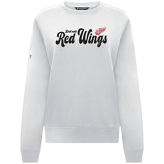 NHL Detroit Red Wings Levelwear Women's Yvette Big Script Tri-Blend Sweatshirt - White
