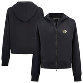NHL Nashville Predators Levelwear Women's Judd Raglan Full-Zip Hoodie - Black
