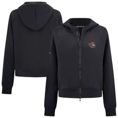 NHL Ottawa Senators Levelwear Women's Judd Raglan Full-Zip Hoodie - Black
