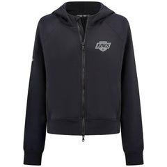 NHL Los Angeles Kings Levelwear Women's Judd Raglan Full-Zip Hoodie - Black