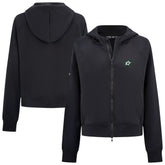NHL Dallas Stars Levelwear Women's Judd Raglan Full-Zip Hoodie - Black