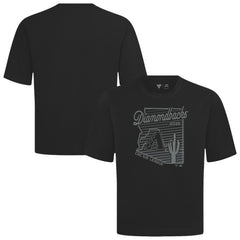 Arizona Diamondbacks Levelwear Sunrise Luxe Signature Knit T-Shirt - Black T-shirts