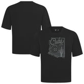 Chicago Cubs Levelwear Sunrise Luxe Signature Knit T-Shirt - Black T-shirts