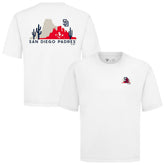 San Diego Padres Levelwear Luxe Signature Knit T-Shirt - White T-shirts
