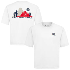 Chicago Cubs Levelwear Luxe Signature Knit T-Shirt - White T-shirts