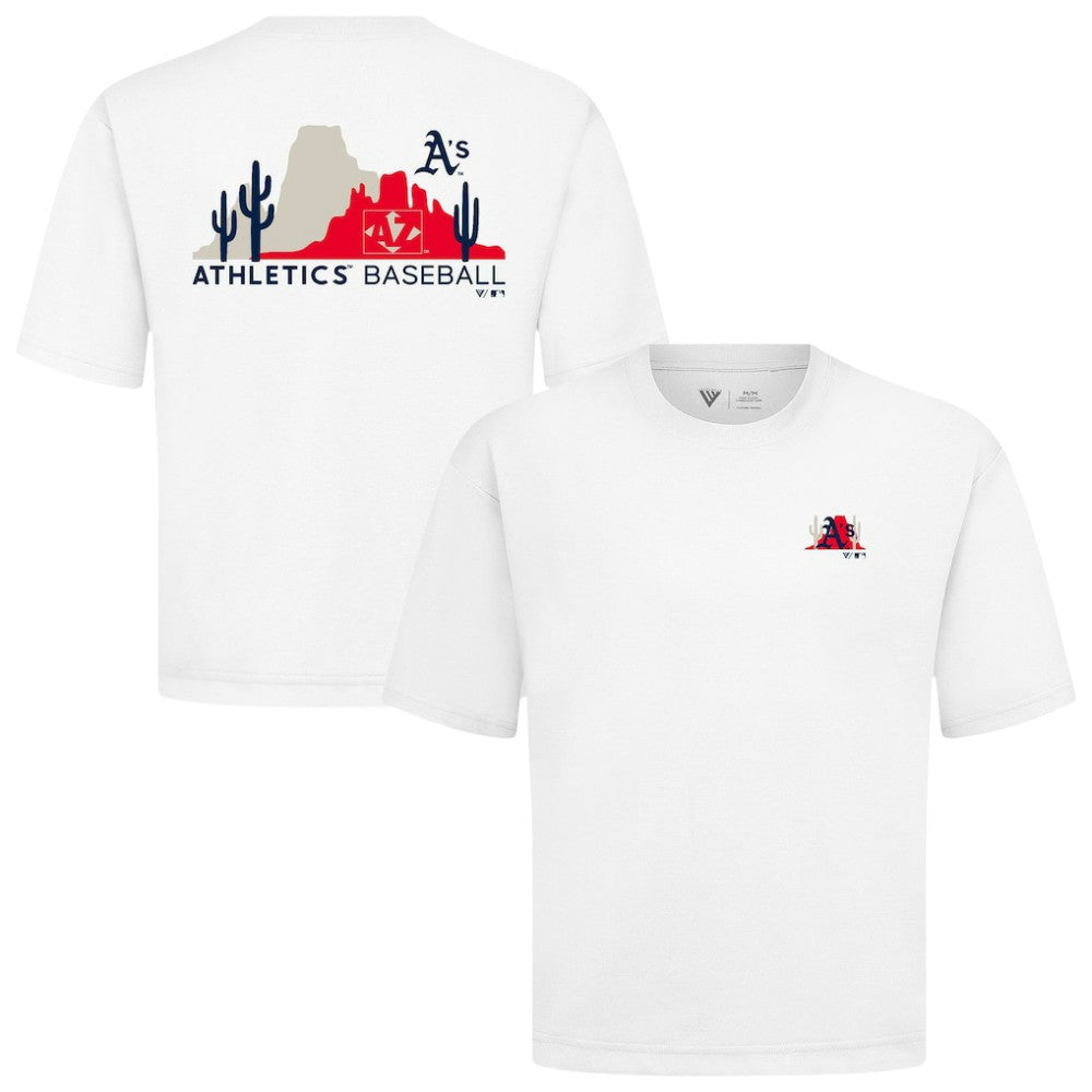 Athletics Levelwear Luxe Signature Knit T-Shirt - White T-shirts