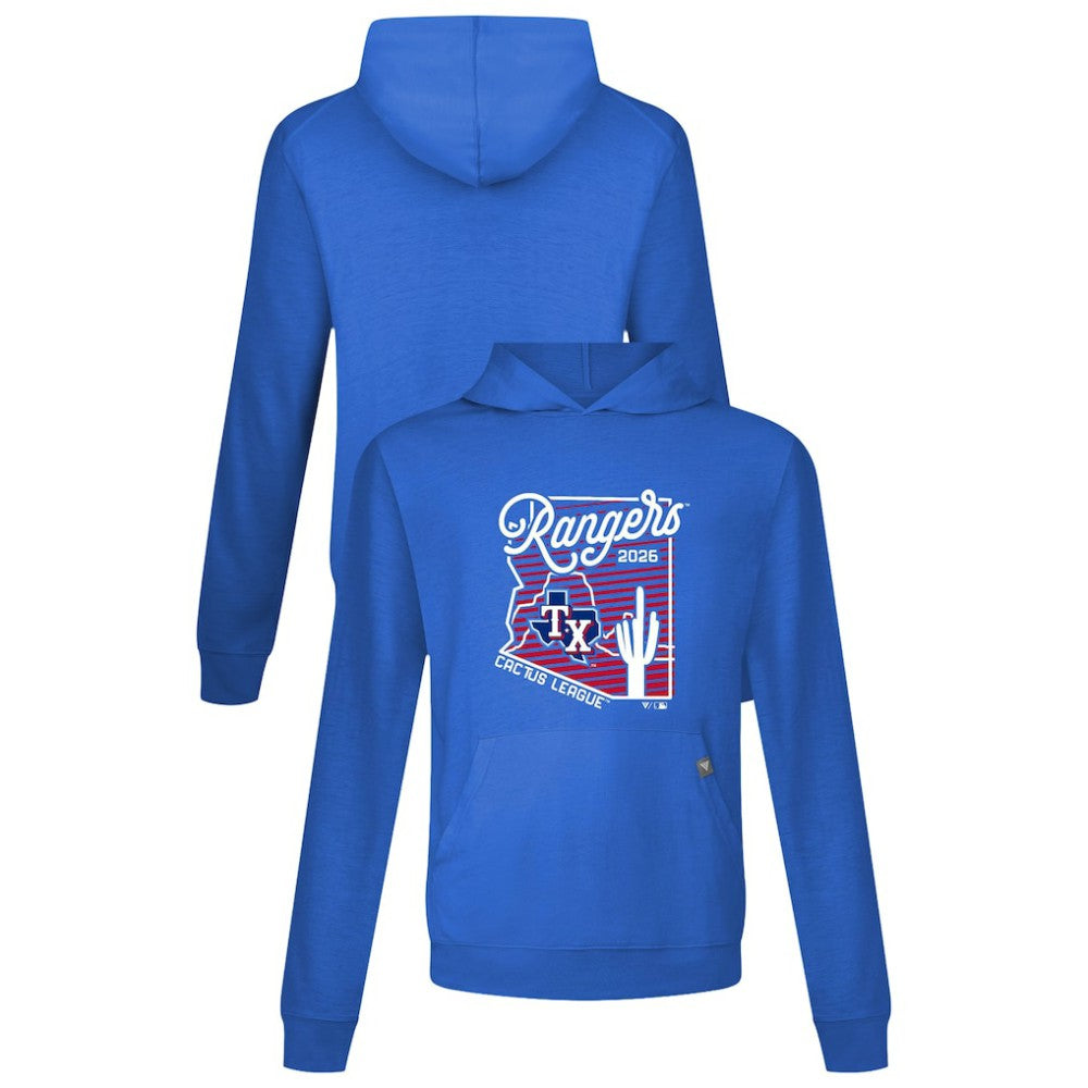 Texas Rangers Levelwear Sunrise Relay Hoodie - Royal Hoodies