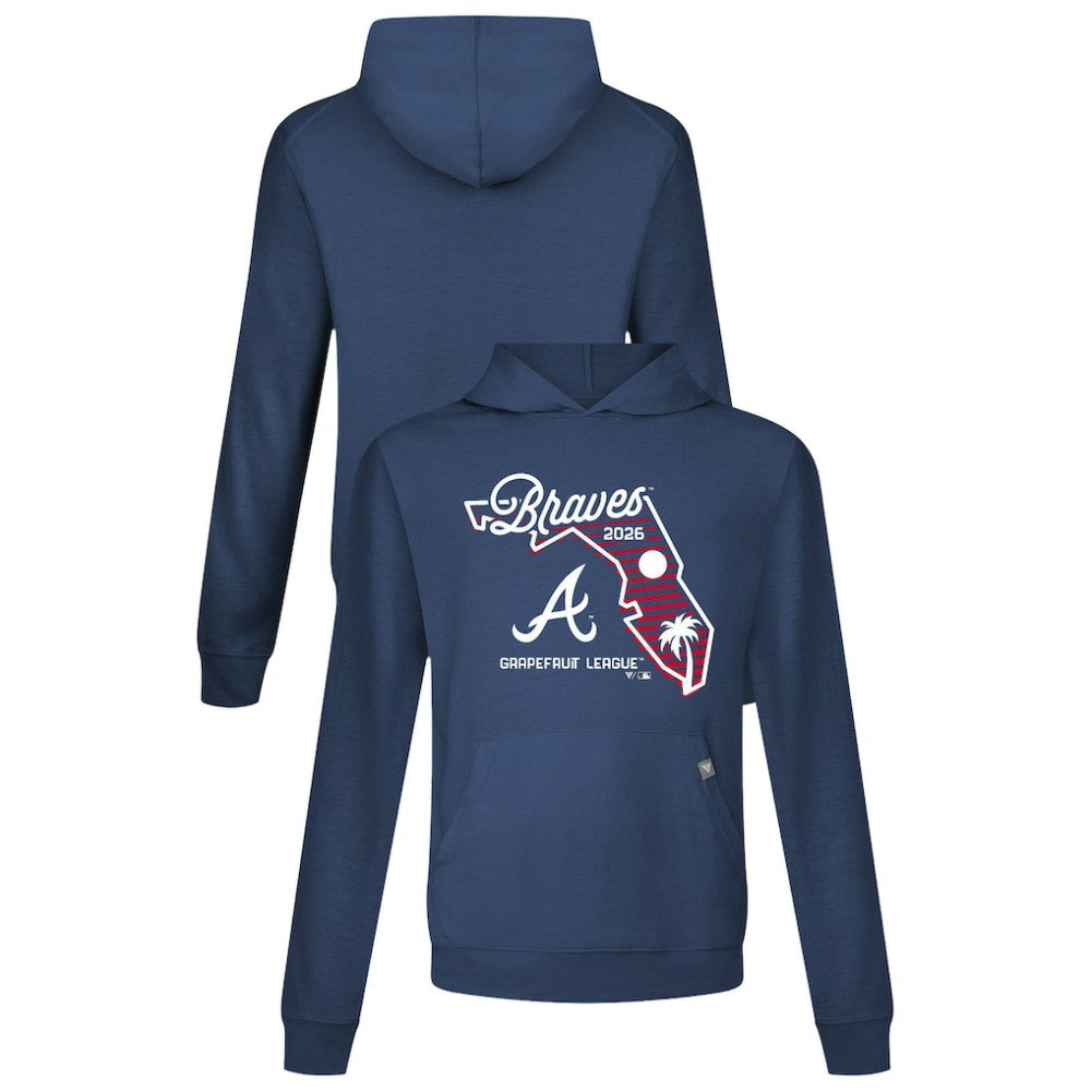 Atlanta Braves Levelwear Sunrise Relay Hoodie - Navy Hoodies