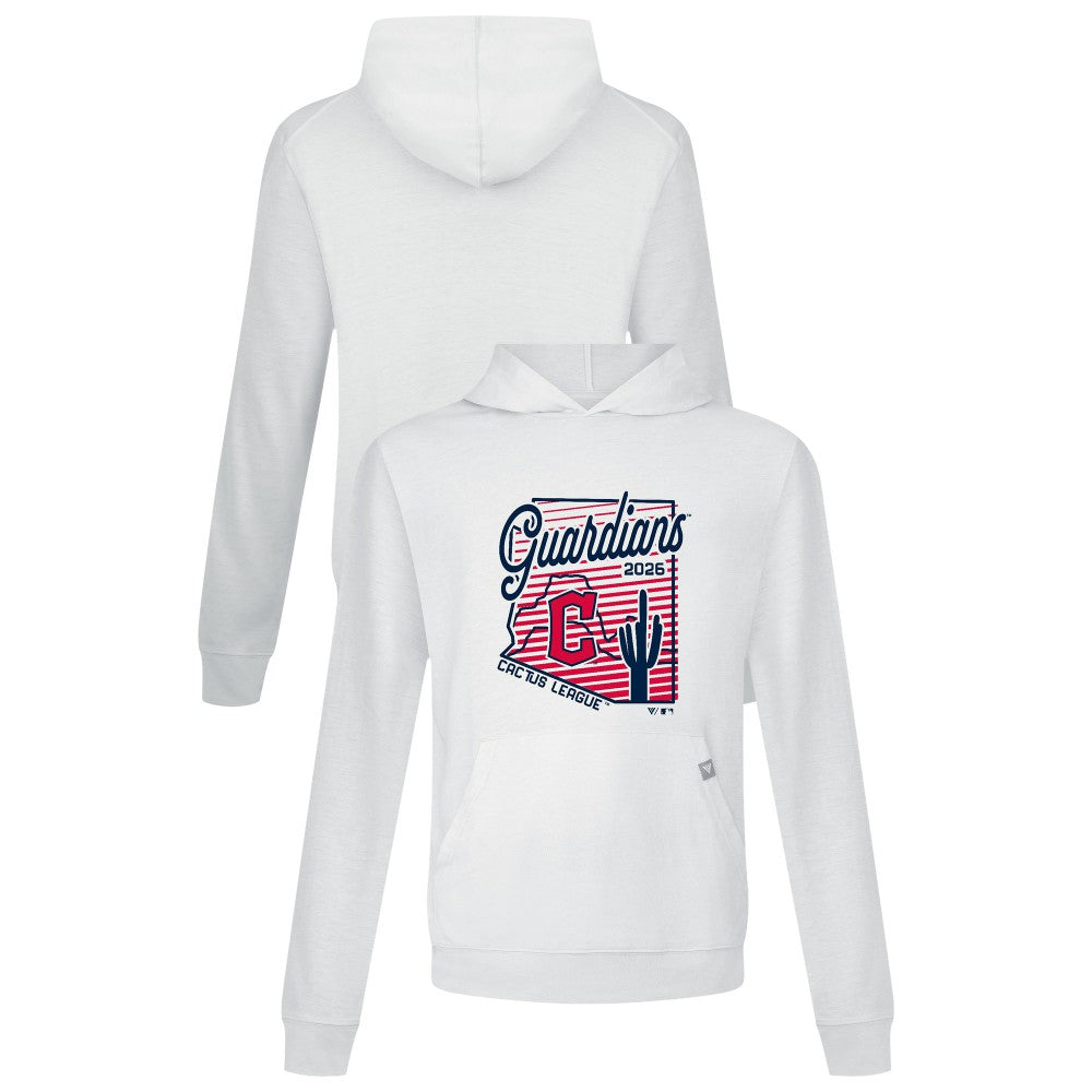 Cleveland Guardians Levelwear Sunrise Relay Hoodie - White Hoodies