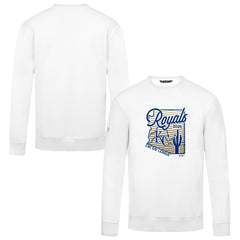 Kansas City Royals Levelwear Zane Sunrise Sweatshirt - White Sweatshirts