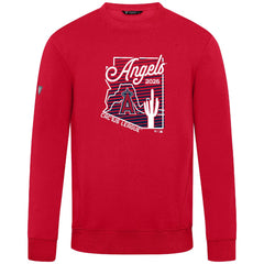 Los Angeles Angels Levelwear Zane Sunrise Sweatshirt - Red Sweatshirts