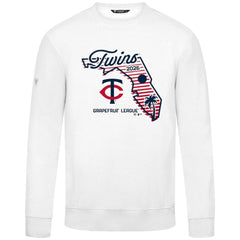 Minnesota Twins Levelwear Zane Sunrise Sweatshirt - White Sweatshirts
