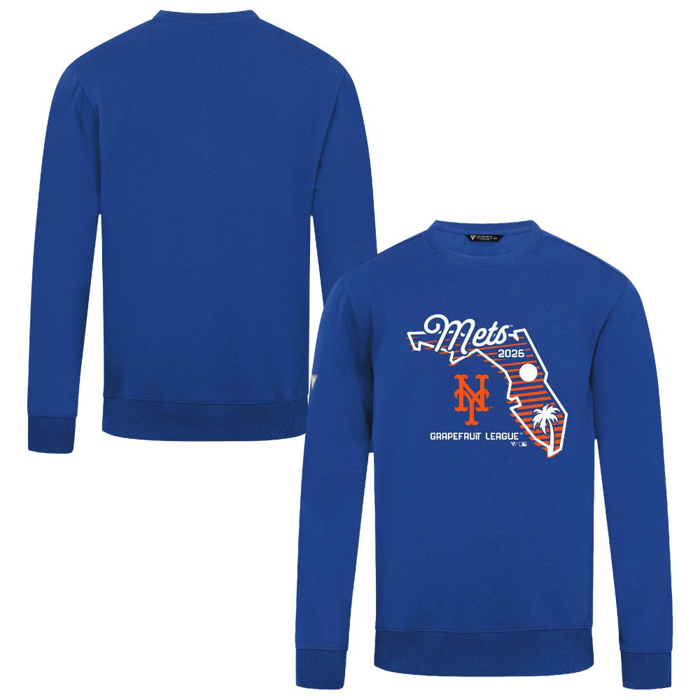 New York Mets Levelwear Zane Sunrise Sweatshirt - Royal Sweatshirts