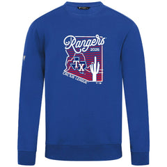 Texas Rangers Levelwear Zane Sunrise Sweatshirt - Royal Sweatshirts