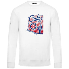 Chicago Cubs Levelwear Zane Sunrise Sweatshirt - White Sweatshirts