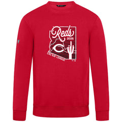 Cincinnati Reds Levelwear Zane Sunrise Sweatshirt - Red Sweatshirts