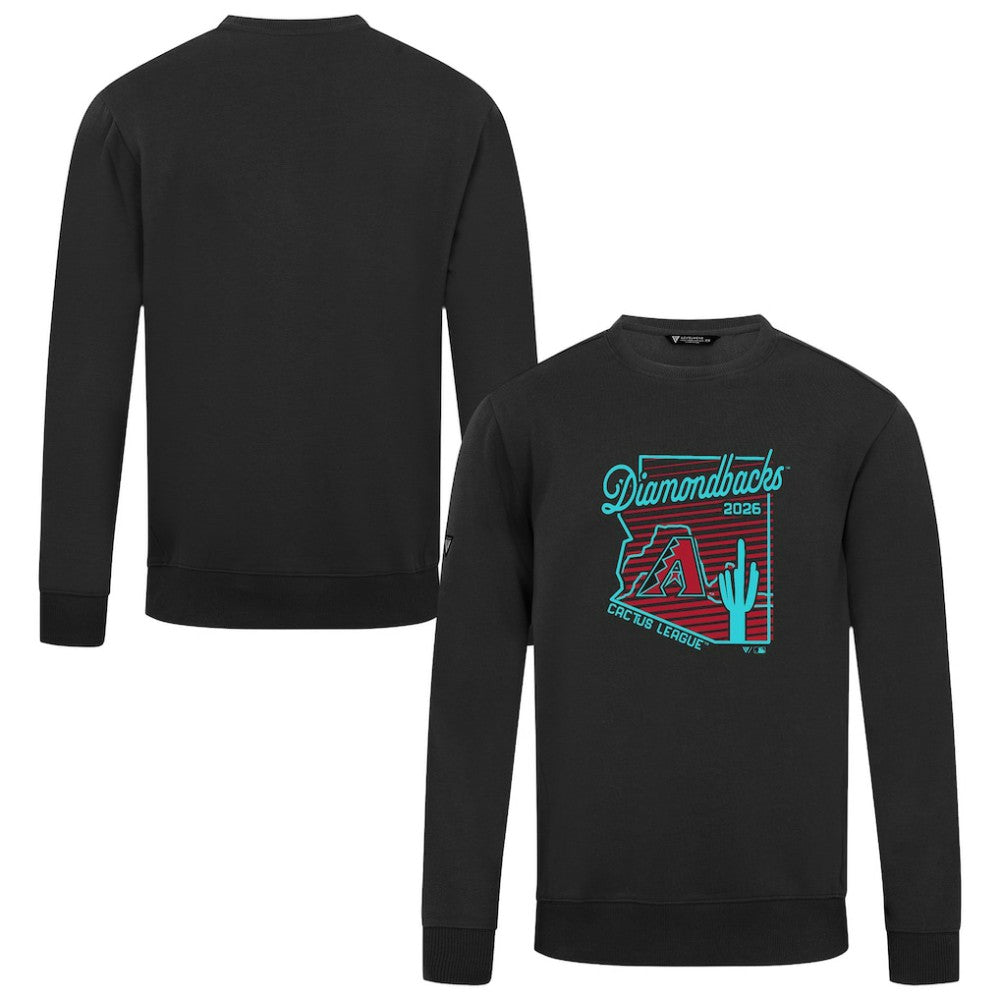 Arizona Diamondbacks Levelwear Zane Sunrise Sweatshirt - Black Sweatshirts