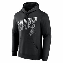 San Antonio Spurs Big & Tall Hustle Personalized Name & Number Hoodie Black